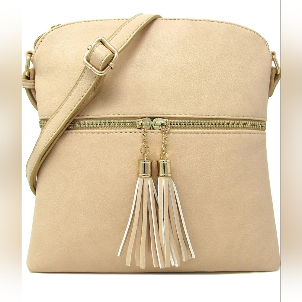 Crossbody Tassle Purse NWT